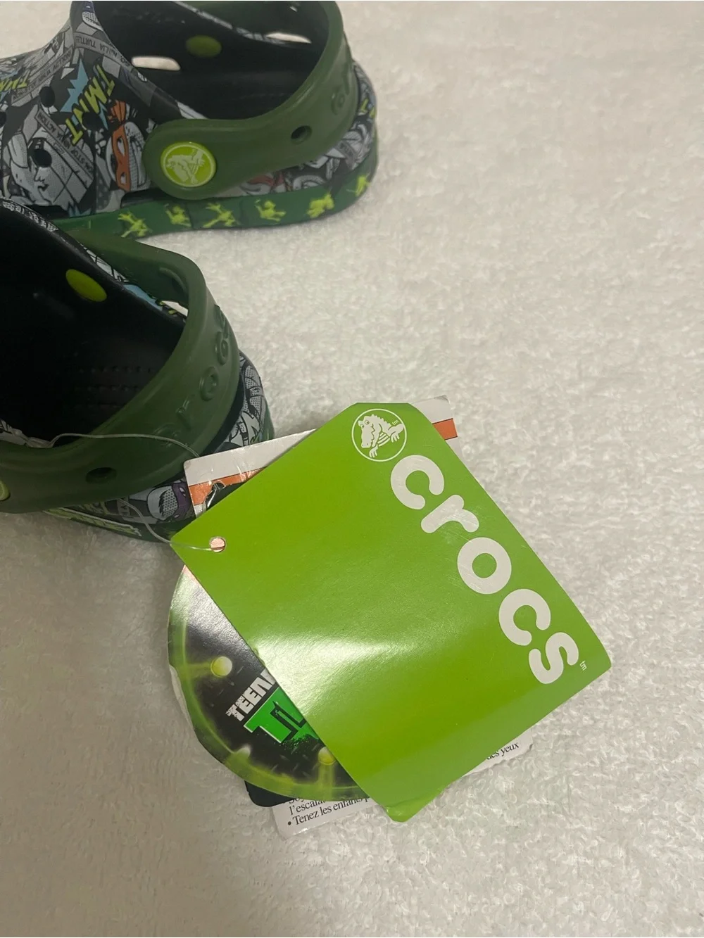 NWT Nickelodeon Teenage Mutant Ninja Turtles Crocs size C6